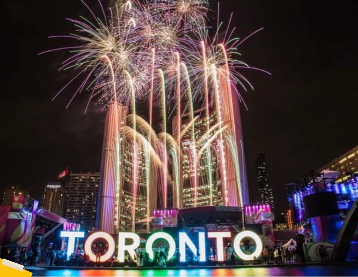 toronto firework celebration